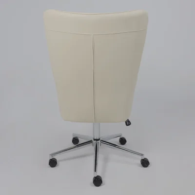 Кресло поворотное BELLA XL chrome, Pegasso крем_11