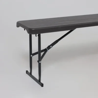 Скамья складная Bench AKS тип 1, темно-серый (180х28х43)_4