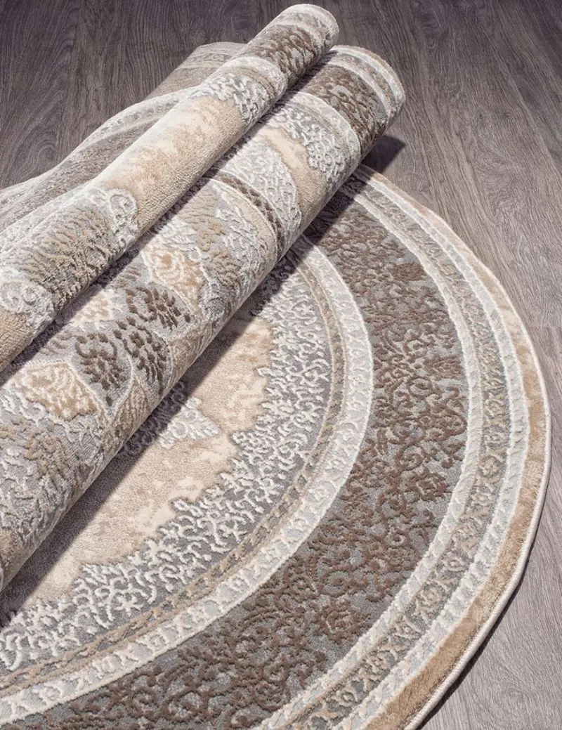 Ковер ARMINA 04037C - GREY / BROWN - Овал 1.6 на 2.3_preview_3