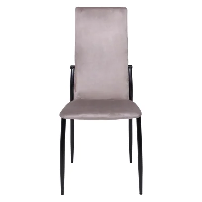 Стул DENVER, темно-бежевый велюр HLR-09/черный_2