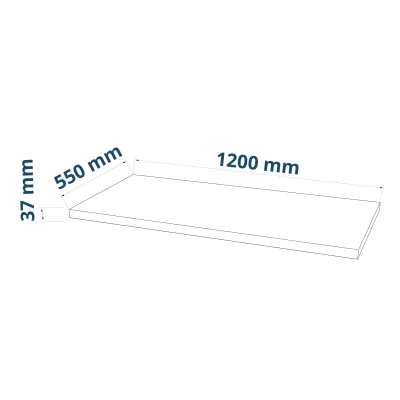 Стол письменный Ингар 1/5Т, белый, 1200*750*550_8