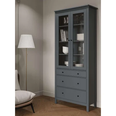 Шкаф с витриной САГА 90 МОРУ, серый (2.08.16.250.4 RU)_8