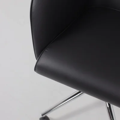 Кресло поворотное BELLA XL chrome, Pegasso черный_15