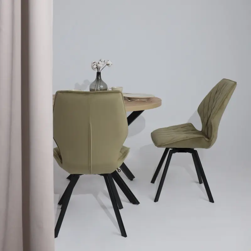 Стул Rafael M-R 360, d12 OLIVE LUX\черный_preview_5