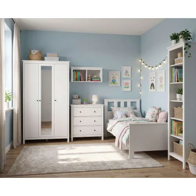 Спальня Сага, белый. Комплект №3_6