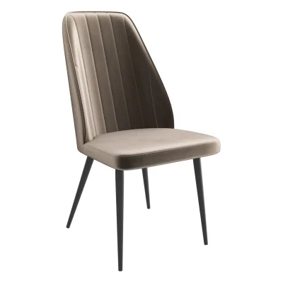 Стул LEONARD M, d05 CAPPUCCINO LUX\черный фотография