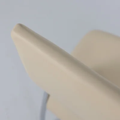 Стул DENVER, экокожа, бежевый TP12/хром_12