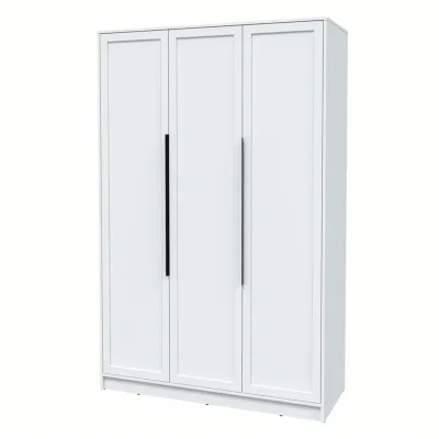 Шкаф КОНЦЕПТ Тренд КТ-Ш3, к.Белый/ф.Белый  (В2128хШ1360хГ547мм) фотография