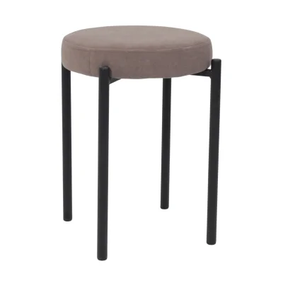 Табурет BOB, b05 LATTE LUX\черный фотография