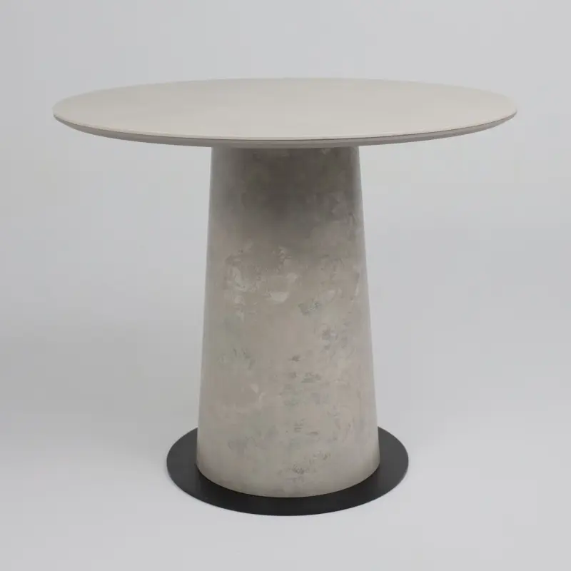 Стол AV 2317, МДФ+керамика, нераздвижной 900 серый, матовый CARMEN LIGHT GREY/черный+HPL Бетао_preview_8