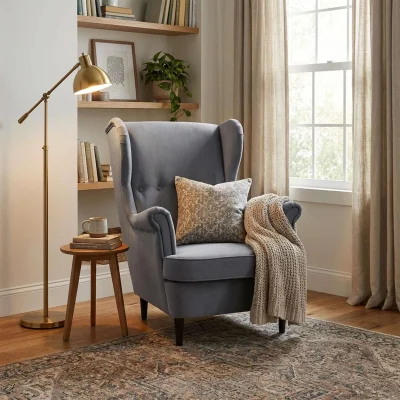 Кресло для отдыха Тойво Zodiak 995, серый (черные опоры) BY_2