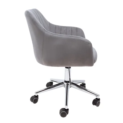 Кресло SARK, поворотное, серый велюр HCJ-40/хром_10