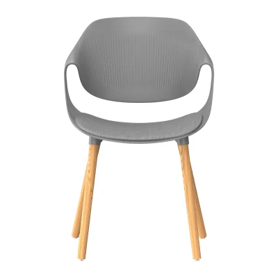 Стул KELA SOFT, серый new/деревянные ножки_2