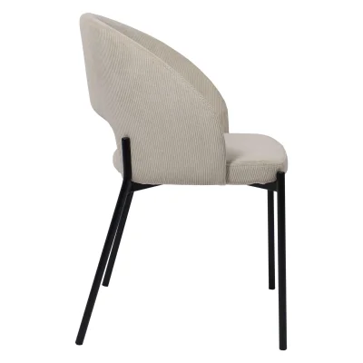 Стул ELSA, капучино велюр Fjord27/черный_6