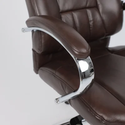 Кресло поворотное KING A, мультиблок, натуральная кожа, темно-коричневый_7