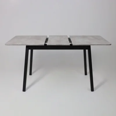 Стол TIRK RADIAL-110, раздвижной 110(142)х70, Серый сланец/Чёрный_29