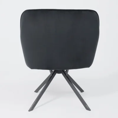 Кресло VIRGINIA, поворотное, черный велюр HCJ-50/черный_9