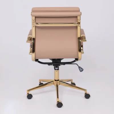 Кресло рабочее INDIGO, LB кофейный/золотой_7