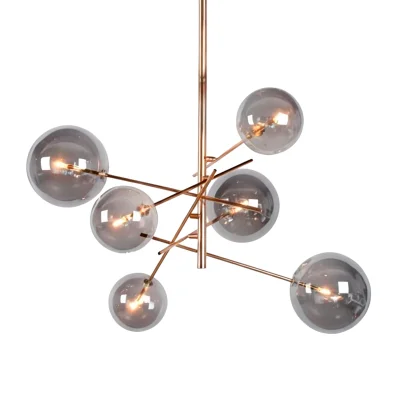 Светильник BUBBLE, потолочный, 6*G9, дымчатый фотография