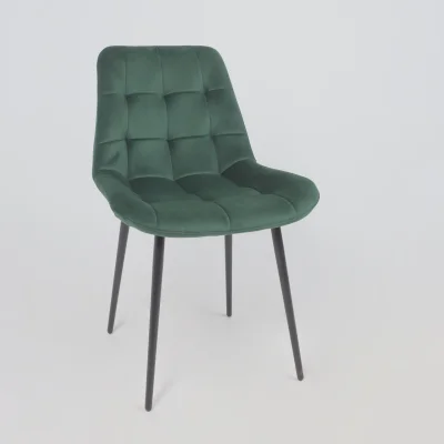 Стул AV 405, зеленый бархат Confetti deep forest/черный_18