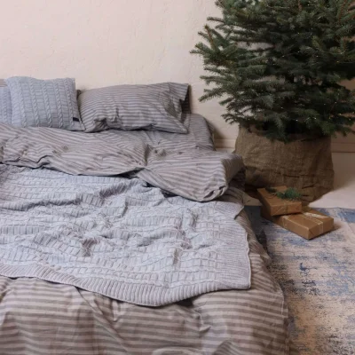 Простыня 200*220см Серый (перкаль 6793-12-1)_9