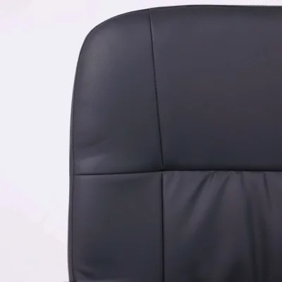 Кресло рабочее, поворотное LEONIDAS, пластик,кож.зам (чёрный)_8