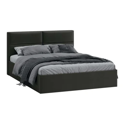 Кровать Глосс Тип1 с ПМ  1650*2155*990, Велюр Confetti Stone_2