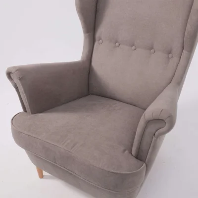 Кресло для отдыха Тойво Prince Taupe, бежевый (натуральные опоры) BY_11