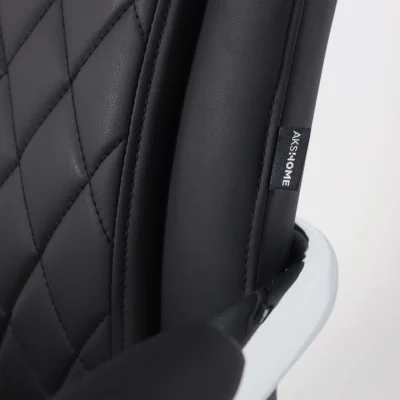 Кресло поворотное LOREAN, черная экокожа/хромированный металл_13