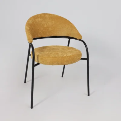 Кресло AV 350, горчичный шенилл Римини 08/черный_16