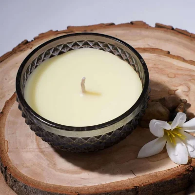 Ароматическая свеча TOBACCO & VANILLA в стекле, Д90 Ш90 В80_4