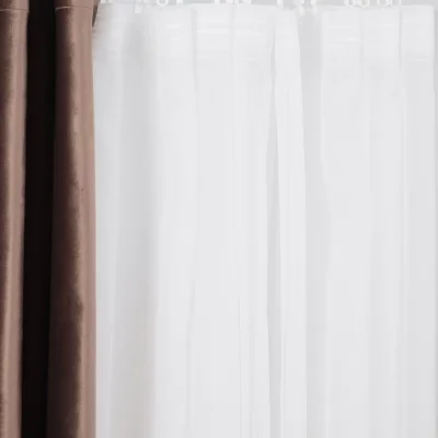 Тюль "Бамбук" 2,7х1,5 на прозрачной ленте, цвет белый, (арт.90-01) фотография