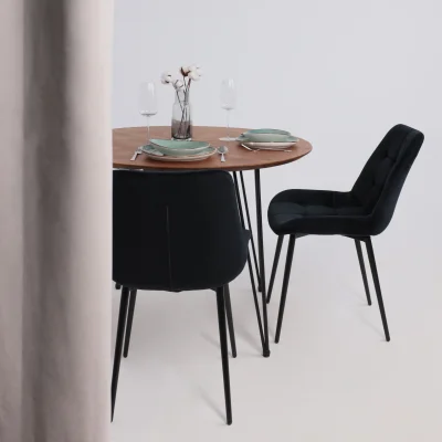 Стол ДЕМАВЕНД, d100*74, дуб натуральный/черный (ПР-4 DSW (Т27) (02) Кс-12)_8