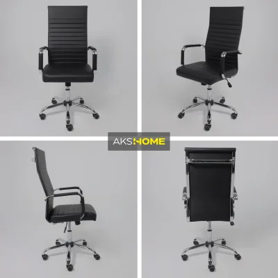 Кресло рабочее ELEGANCE, LIGHT, ECO, черный_3