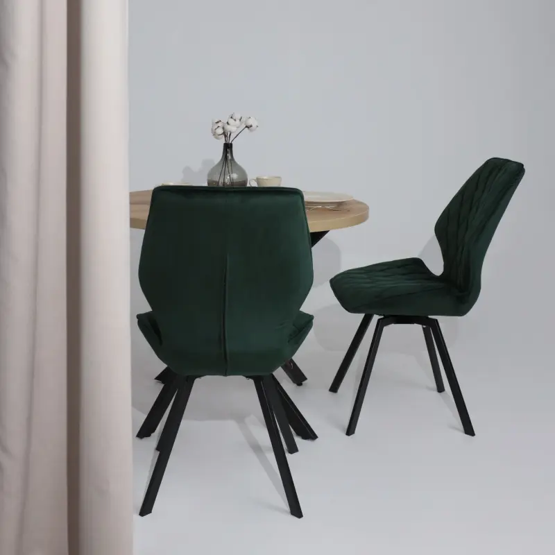 Стул Rafael M-R 360, d13 DARK GREEN LUX\черный_preview_7