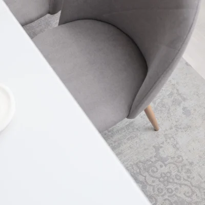 Стул HONNOR, светло-серая ткань 1701-26/дуб_3