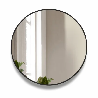 Зеркало с шлифованной кромкой и УФ-печатью (черный), D600, Д-029 фотография