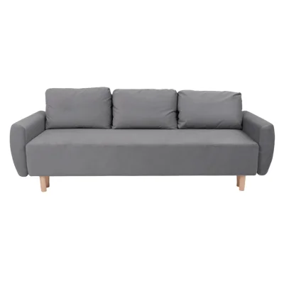 Диван-кровать Тулисия Velutto 32, серый (натуральные опоры)_3