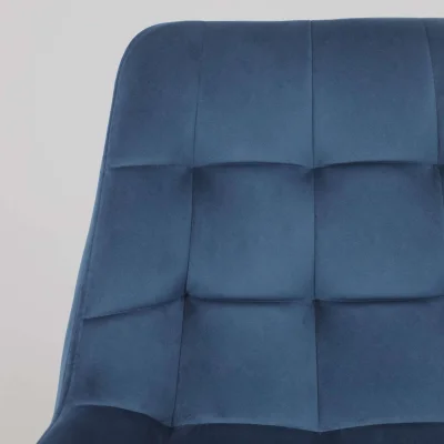 Стул AV 405, синий бархат Confetti deep ocean/черный_15