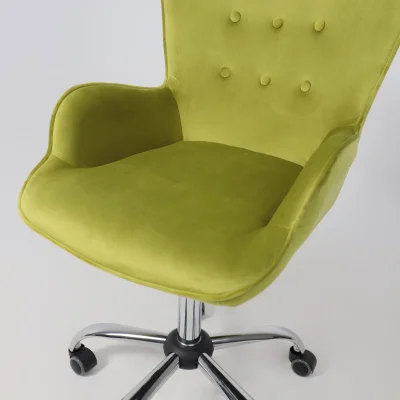 Кресло поворотное BELLA, велюр/оливковый_24