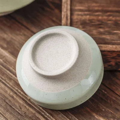 Миска-Боул STONE CLAY, керамика, светло-зеленый, d17.5*7см_4