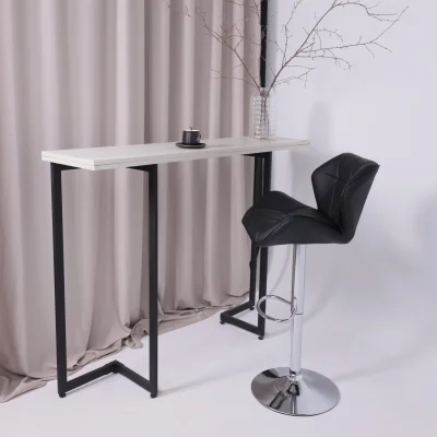 Кресло BERLIN, экокожа, черный/хром_8