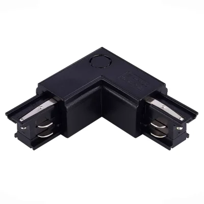 Угловой токоподвод правый для трехфазного шинопровода ST-Luce Черный TRACE_3