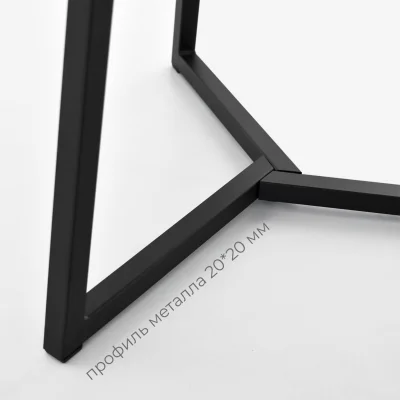 Стол журнальный SMT-60 BD, дуб черный/черный_3