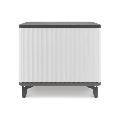 Стол-консоль SHTABE ROYAL 5003 эко, Белый-Металл Бруклин-Черный_2