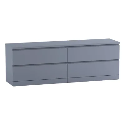 Комод ВАРМА 4Д, 160*54*40 см, серый_1