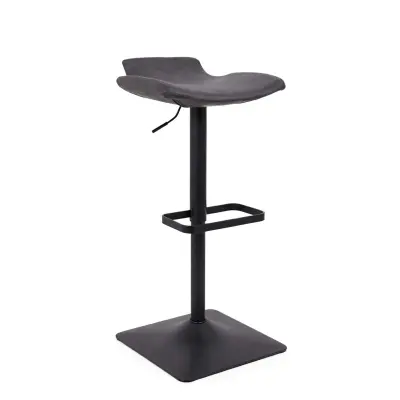 Стул FINCH, барный, экокожа, винтажный черный WATUSI 16/черный фотография