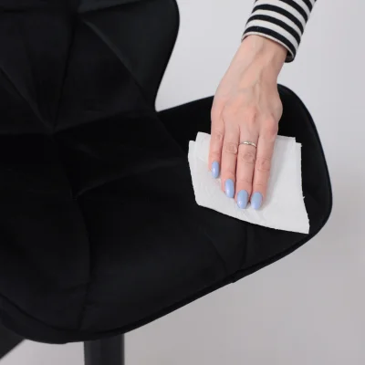 Кресло барное BERLIN GB, Seven 35 черный велюр/черный_18