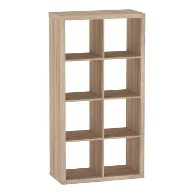 Стеллаж ФОРА 8  76х146х38см, дуб беленый фотография