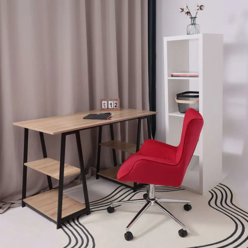Кресло поворотное BELLA chrome, Seven 313, велюр/фуксия_preview_8